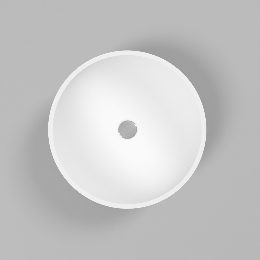 Раковина накладная Whitecross Cornelian 43х43 белый матовый 0714.043043.200 - 2