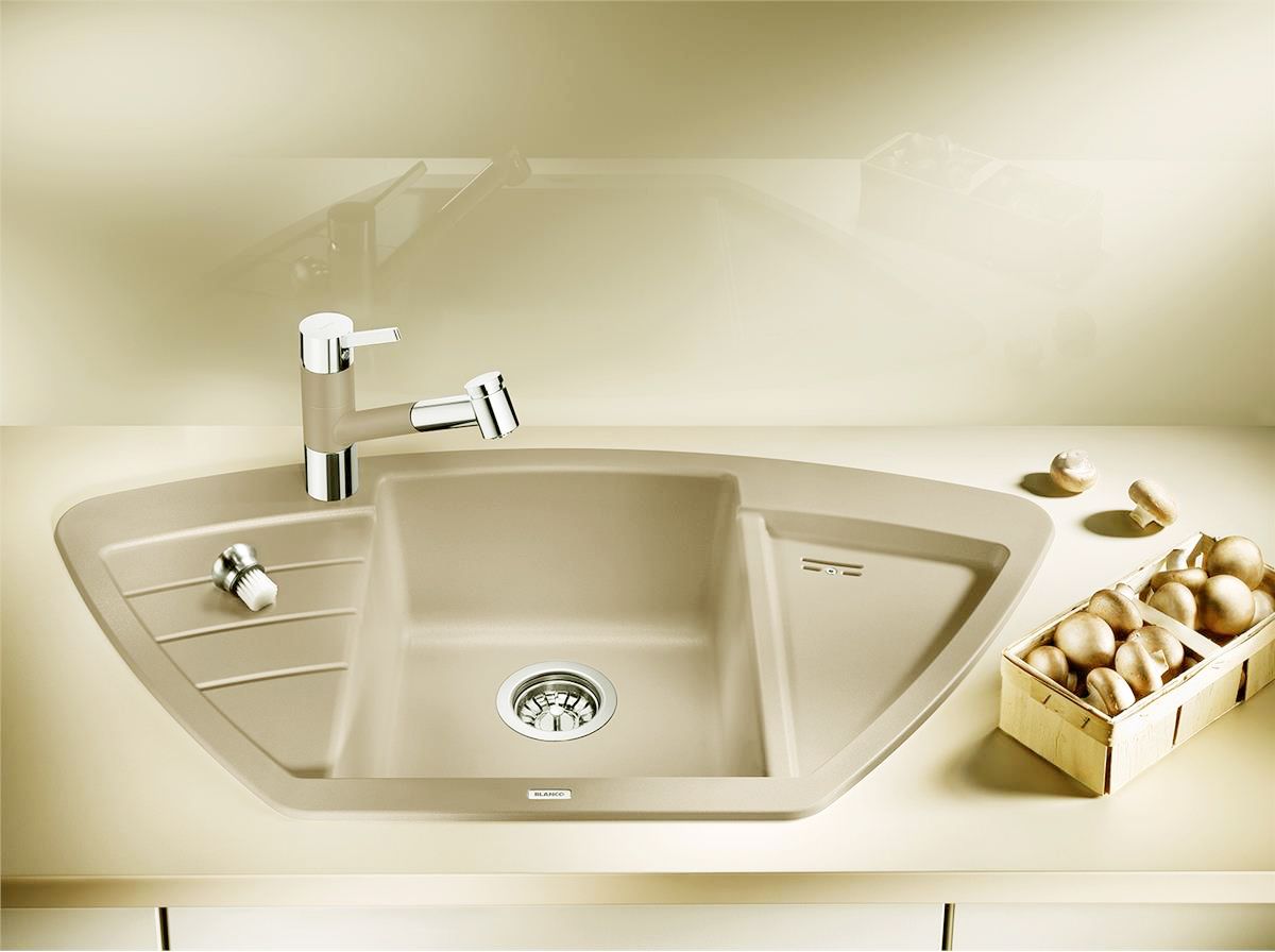 Мойка из гранита Blanco Zia бежевый  514760 - 1