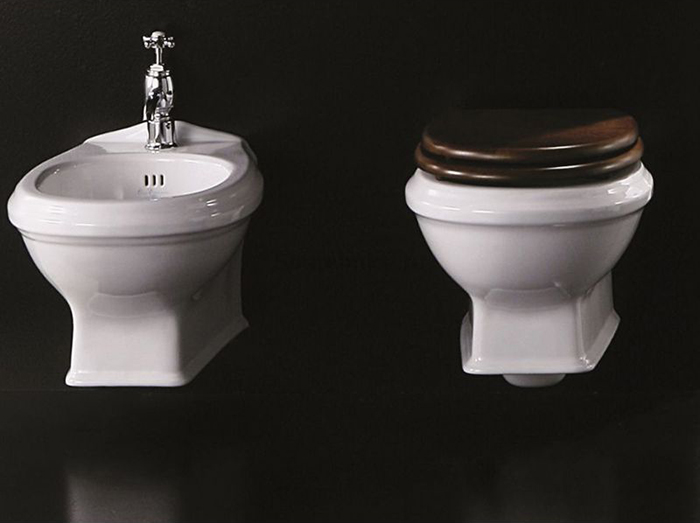 Унитаз подвесной Simas Arcade с крышкой, белый (AR841) - 6