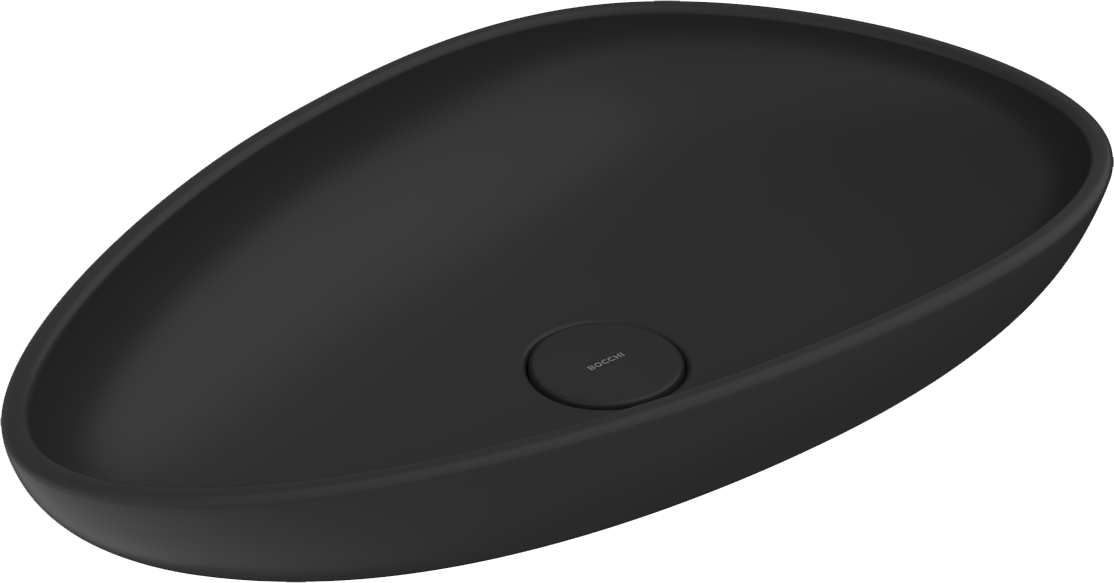 Мебель для ванной STWORKI Берген 100 серая с темной столешницей,  раковина Bocchi Etna Etna 1114-004-0125 черная 568139 - 8