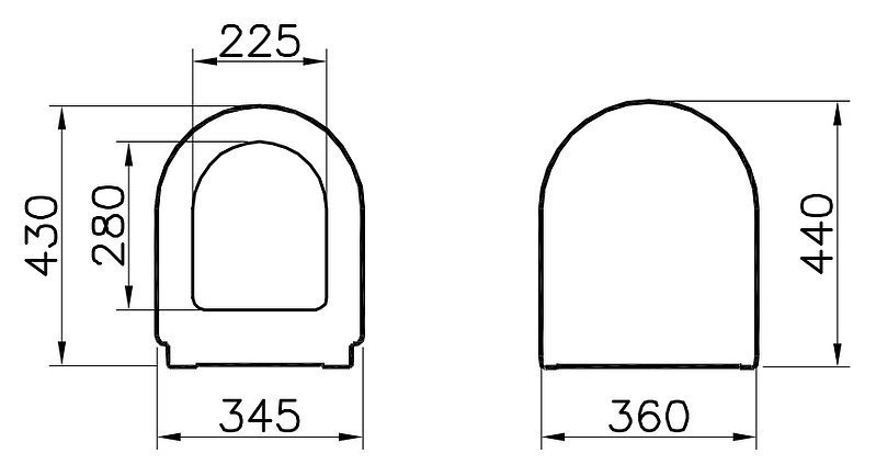 Сиденье для унитаза Vitra Zentrum  94-003-009 - 2