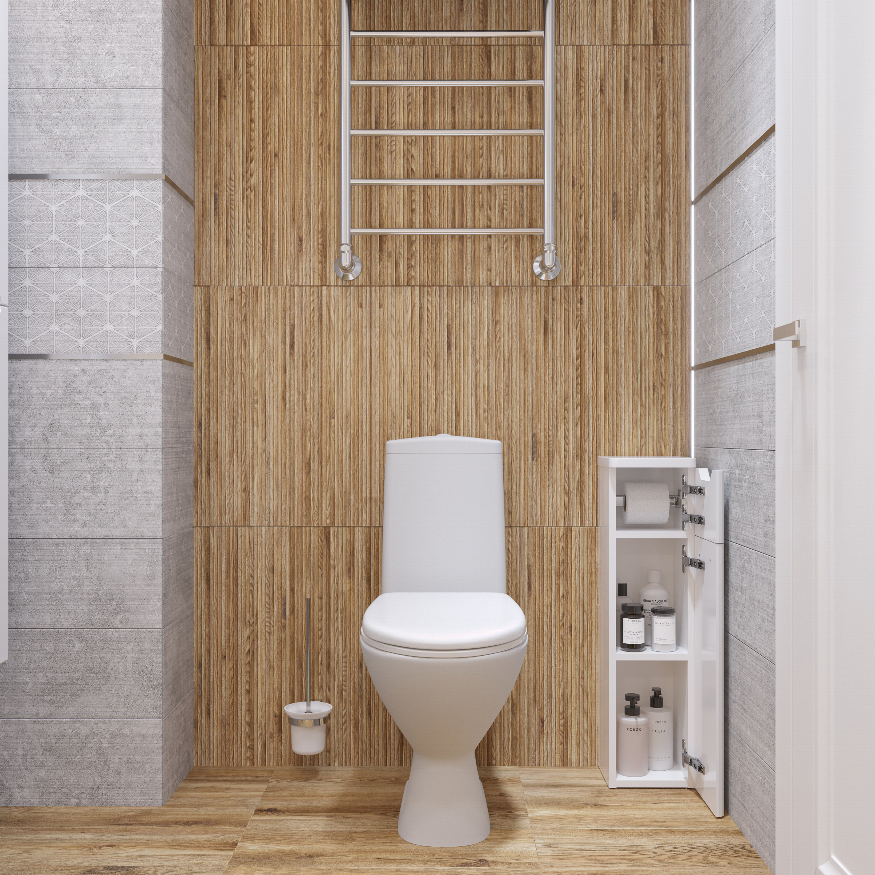 Тумба DIWO Суздаль SUZ.T.77 для туалета, R - 4