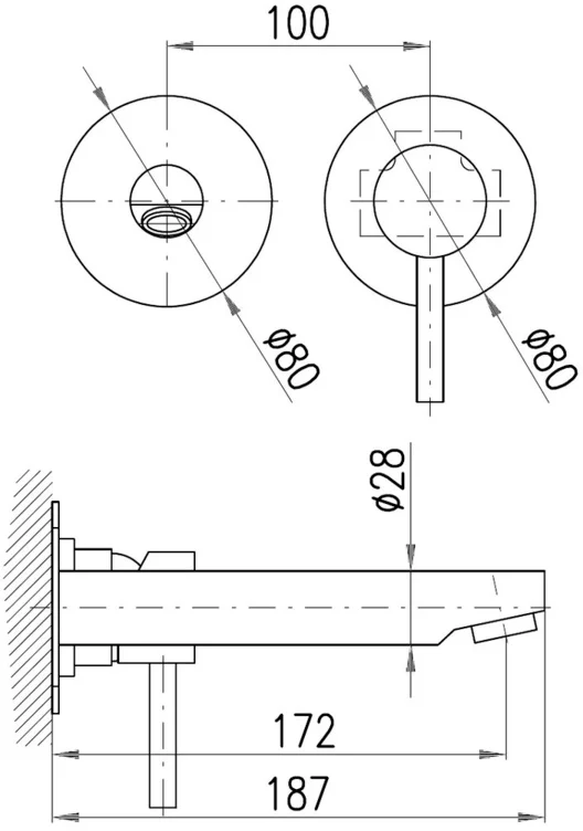 Смеситель для раковины Rav Slezak Seina бронза SE934SM - 1