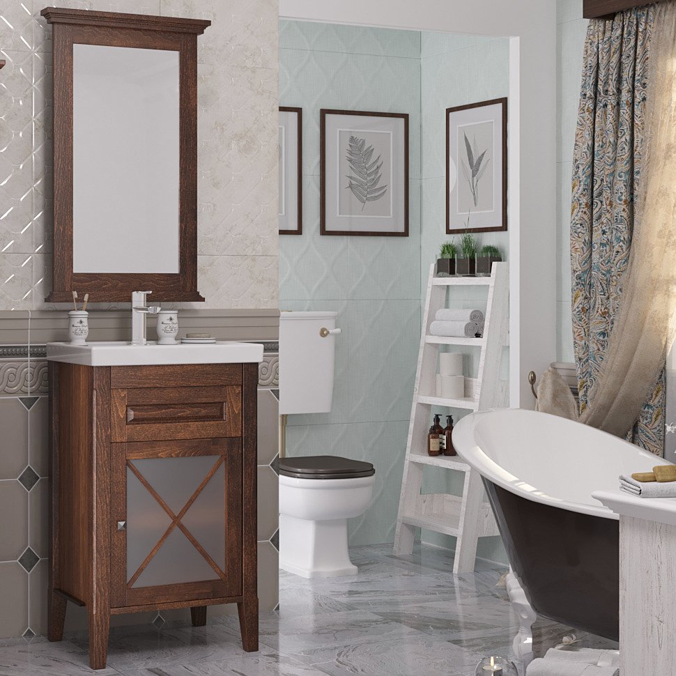 Тумба для комплекта Opadiris Палермо 50 R светлый орех 00-00002360 - 2