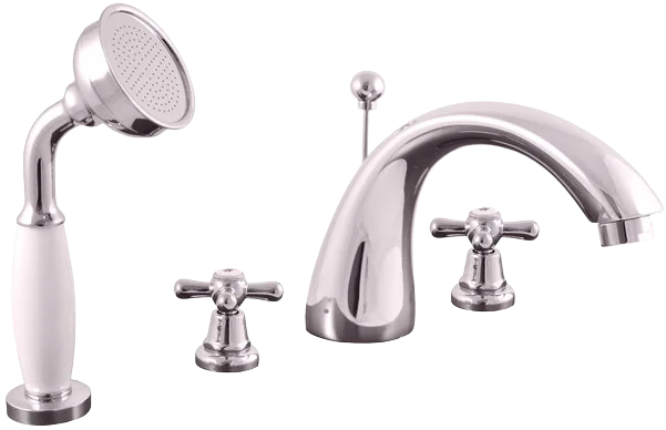 Смеситель на борт ванны Rav Slezak Morava хром MK169.5S - 0