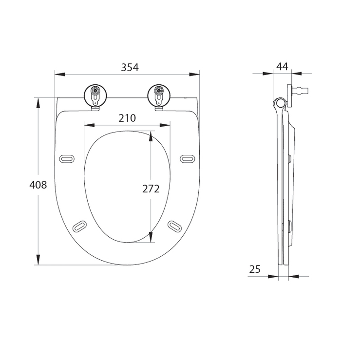 Сиденье для унитаза дюропласт Soft Close Easy Fix IDDIS  003DPSEi31 - 1