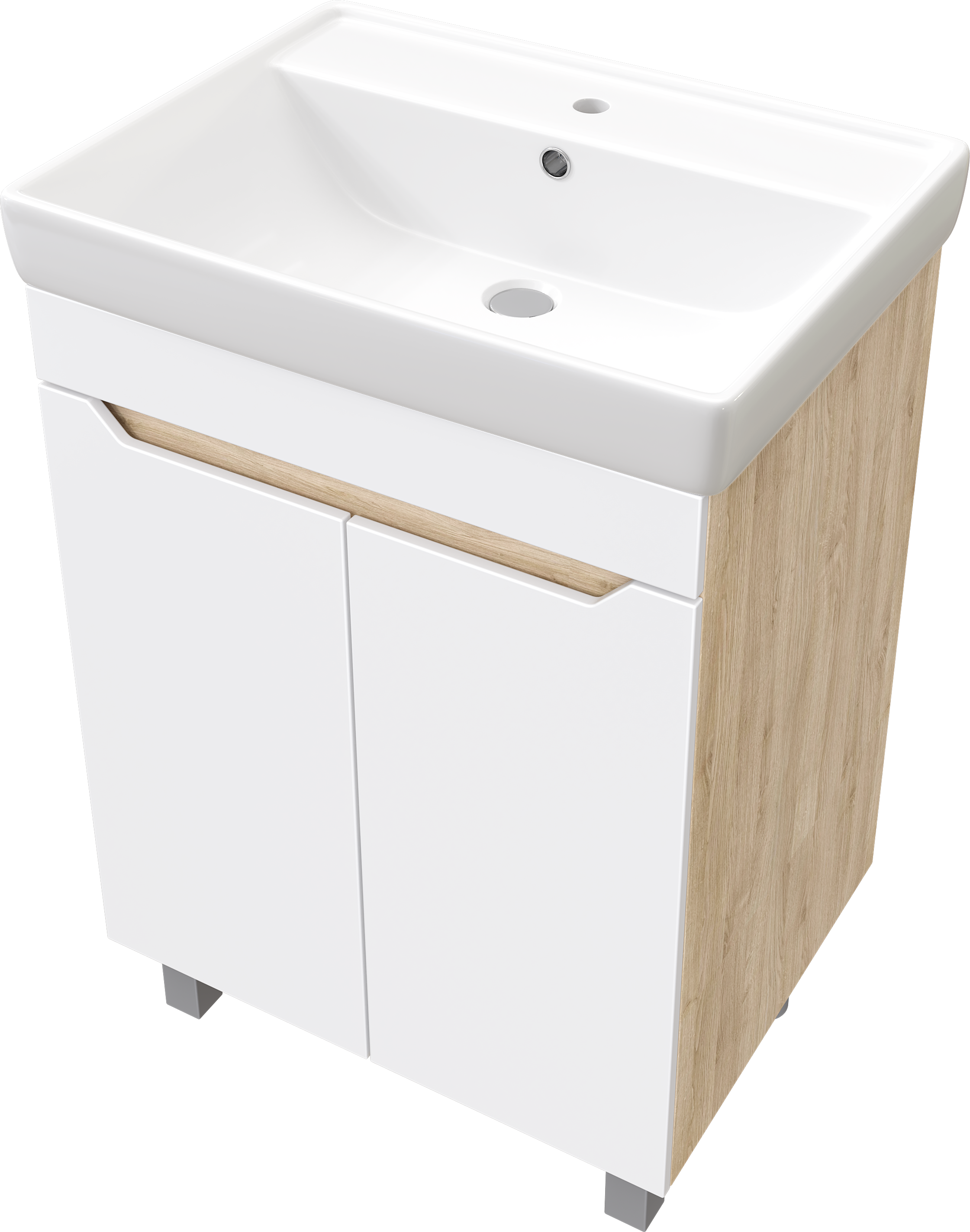 Тумба с раковиной DIWO Архангельск 60 дуб сонома 569755 - 2