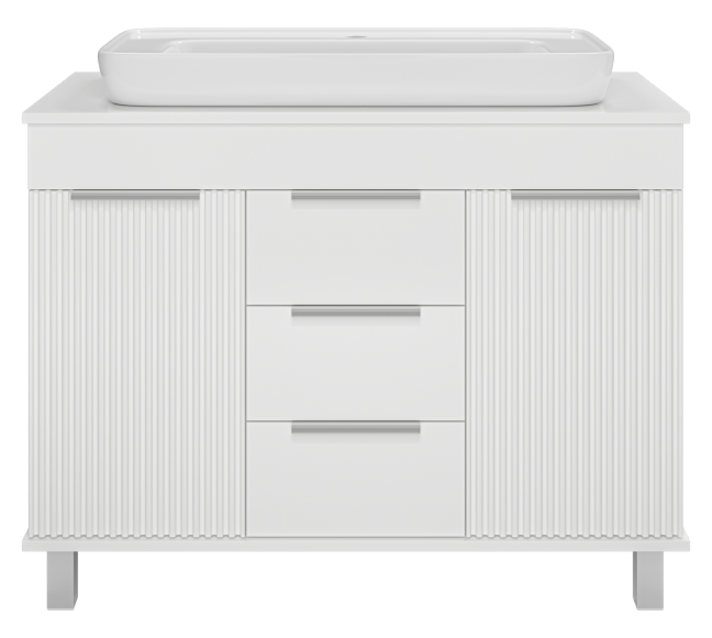 Тумба под раковину Brevita Enfida 100х65 белый  ENF-06100-0143Я - 0