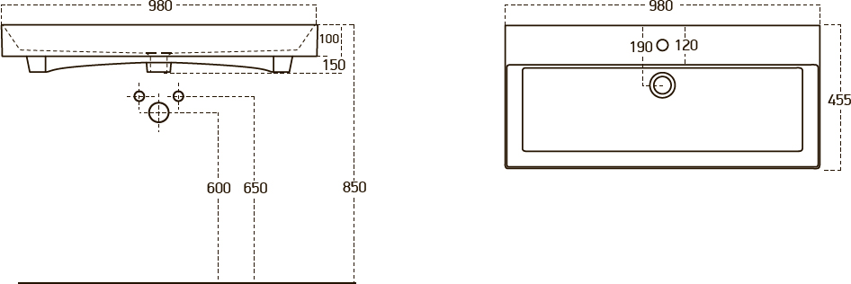 Мебель для ванной Owl 1975 Ragnar 100 белая, 1 ящик, 1 внутренний - 6