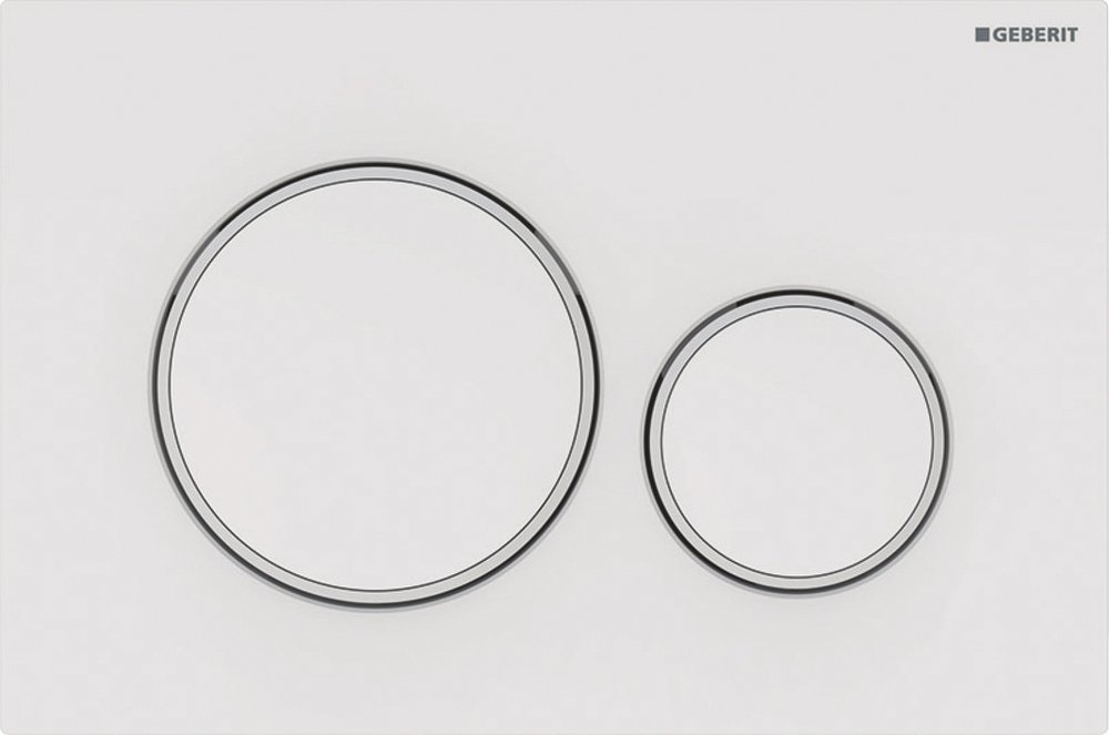 Кнопка смыва Geberit Sigma 20 белая 115.882.11.1 - 0