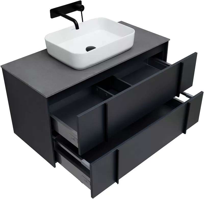 Тумба под раковину Allen Brau Reality 120 черный матовый 1.32008.AM - 1