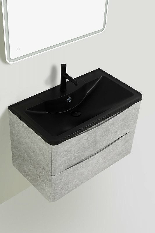 Раковина BelBagno 100х45.5 черный матовый  BB1000/455-LV-ART-ALR-NERO - 2