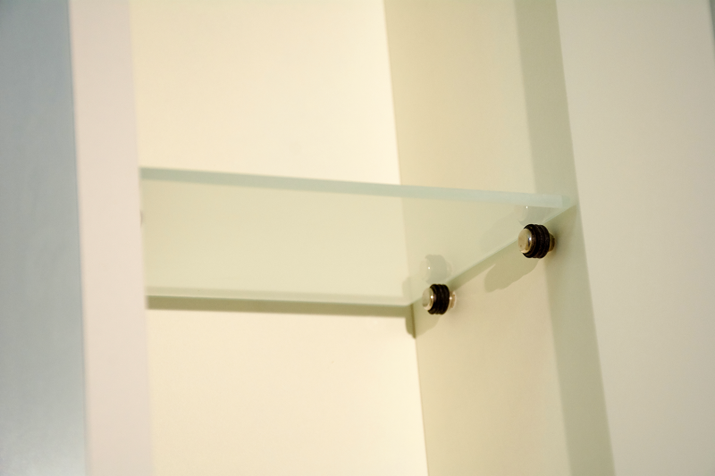 Лувр - 85 Зеркало с 2-мя шкафчиками, слоновая кость П-Лвр03085-10142Ш - 2