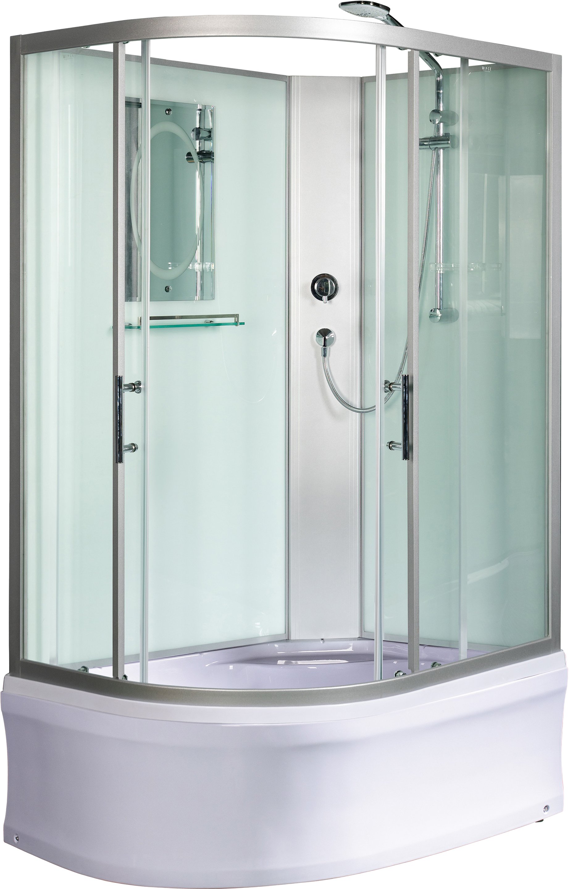 Душевая кабина Weltwasser WW500 HALLE 1201 R 120х90 хром  10000003312 - 0