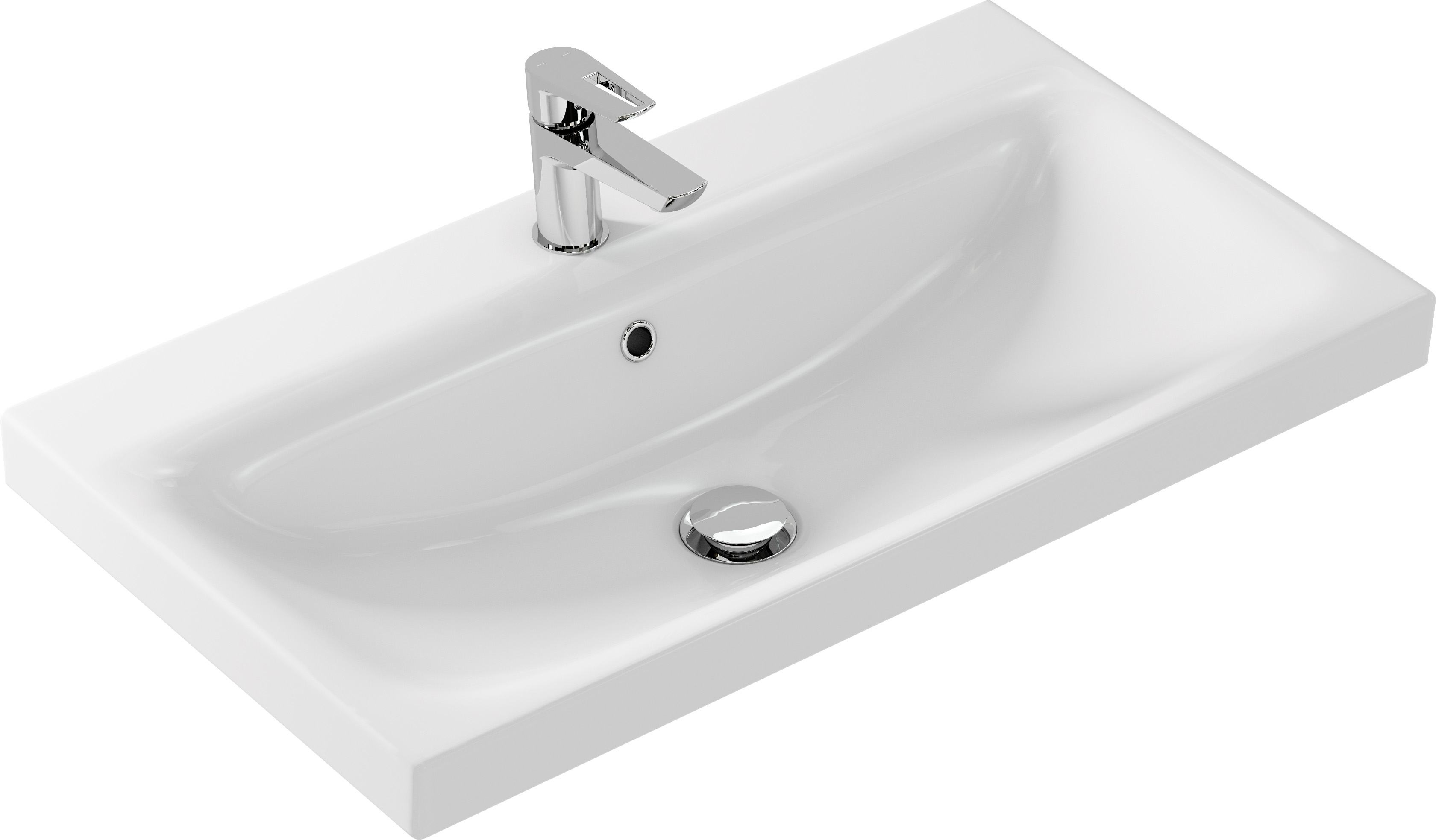 Тумба с раковиной Cersanit Moduo 80 - 2