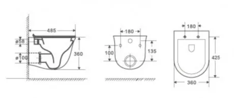 Комплект Weltwasser MARBERG 507 + TELBACH 004 GL-WT + MAR 507 RD  10000006994 - 5