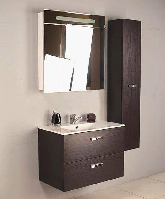 Тумба для комплекта Roca Victoria Nord 80 венге ZRU9000031 - 1