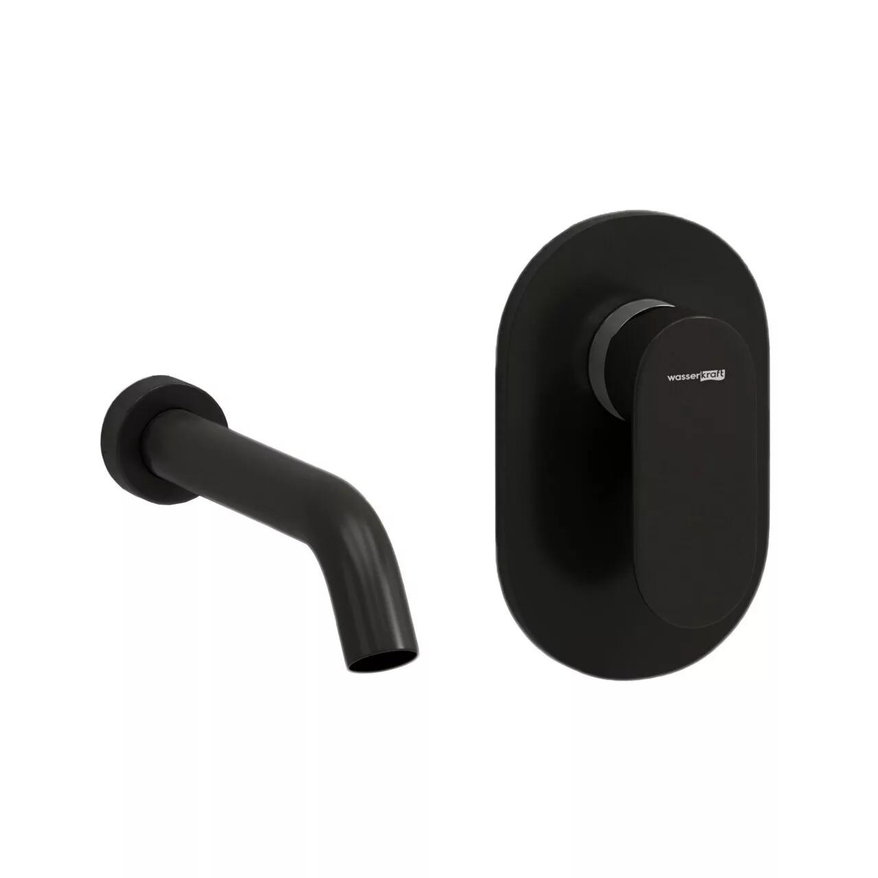 Смеситель для раковины WasserKraft Elbe черный матовый A74543 - 0