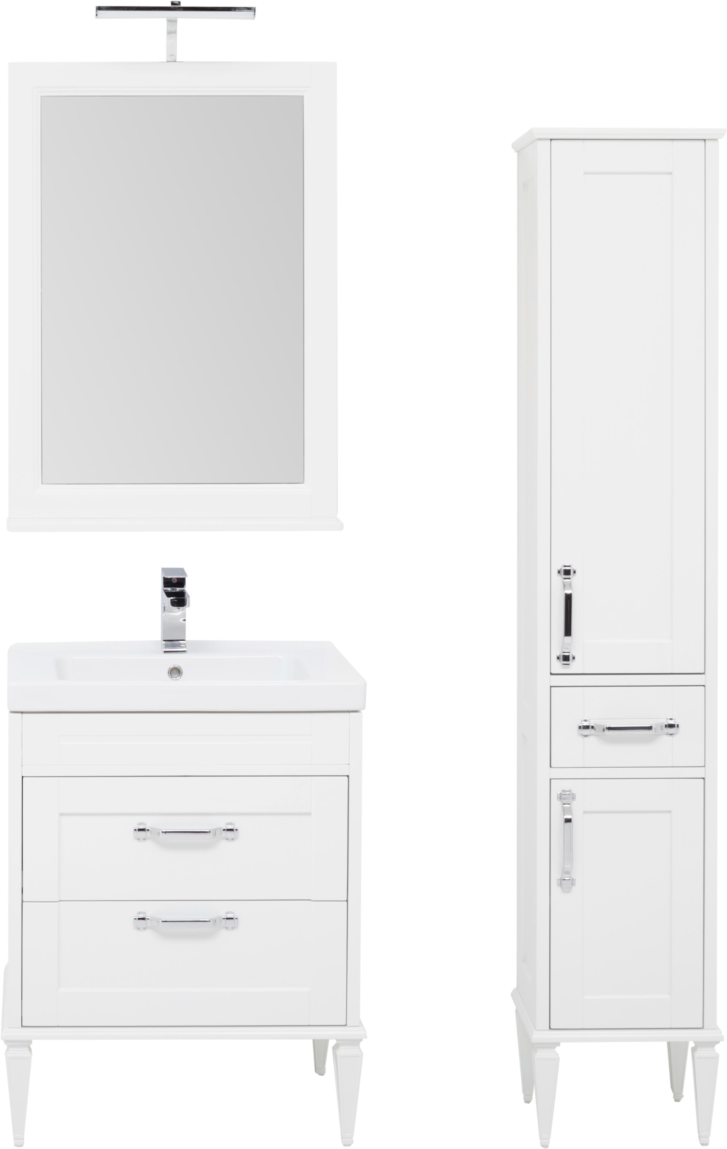 Шкаф-пенал Aquanet Денвер 36 R, белый глянец 199214 - 12