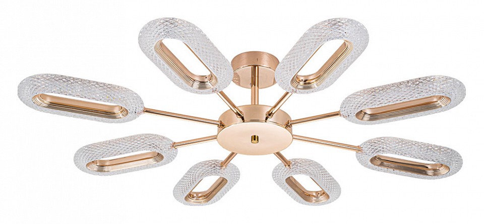 Люстра на штанге Arte Lamp Ovale A2489PL-8GO - 0