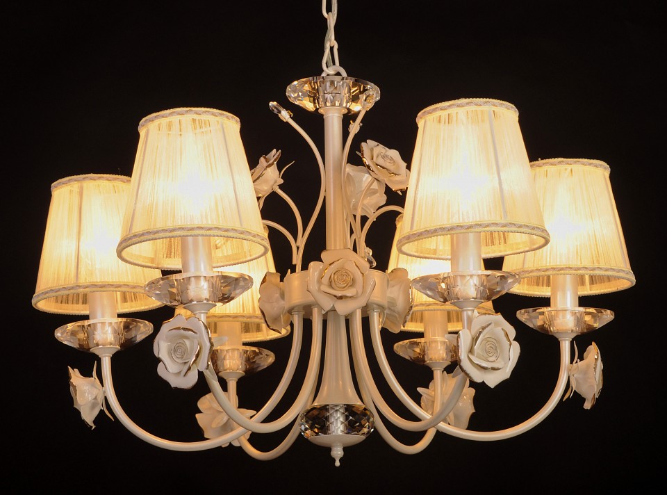 Подвесная люстра Abrasax Annika 2031/6 (cream pearl) - 3