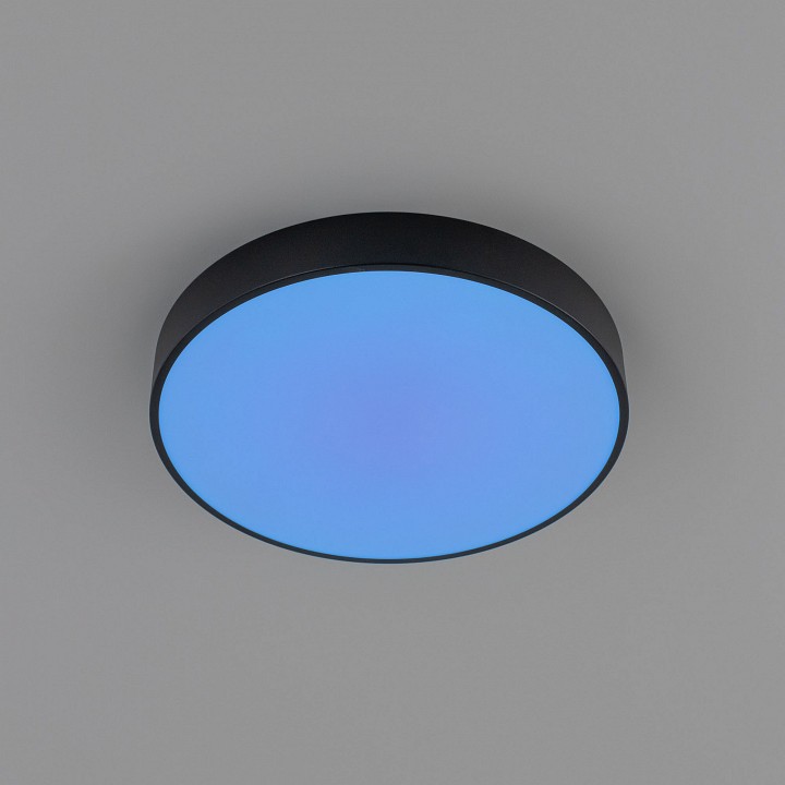 Потолочный светодиодный светильник с пультом ДУ Citilux Купер RGB Черный CL72470G1 - 2