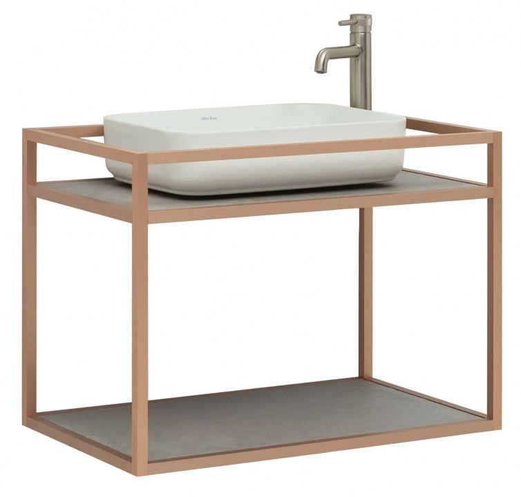 1.33001.60 LIBERTY Консоль 75 подвесная, медь браш (274333) - 0