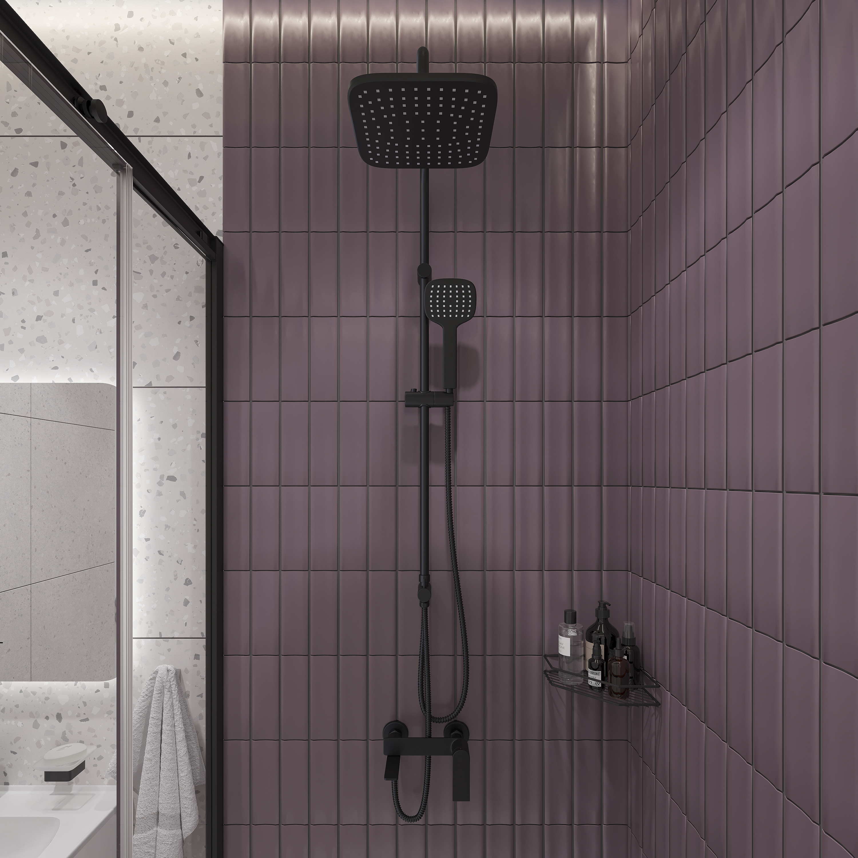 Душевая стойка STWORKI Орхус OR-05b - 1