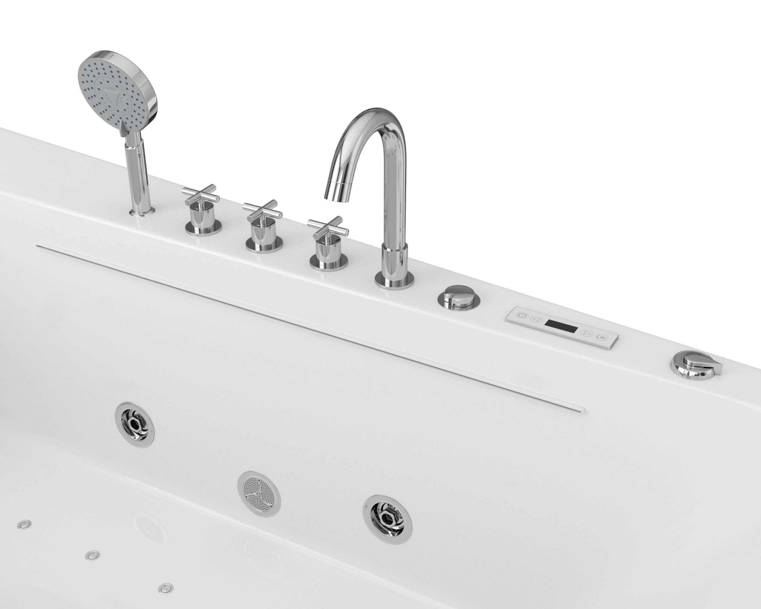 Ванна гидромассаж. GR-17095R (95x170x58) GROSSMAN - 1