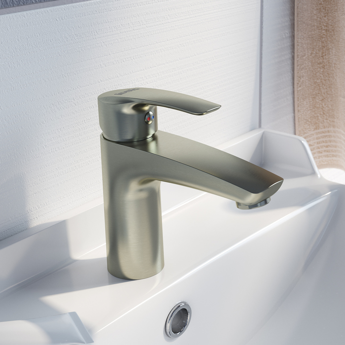 Смеситель IDDIS Ray для раковины, сатин RAYBN00i01 - 1