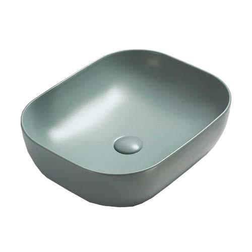 Раковина накладная CeramaLux NC 50.5 см зеленый матовый  78104MLG-6 - 0