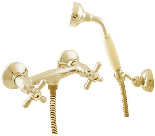 Смеситель для душа Rav Slezak Morava retro золото MK180.5/2Z - 0