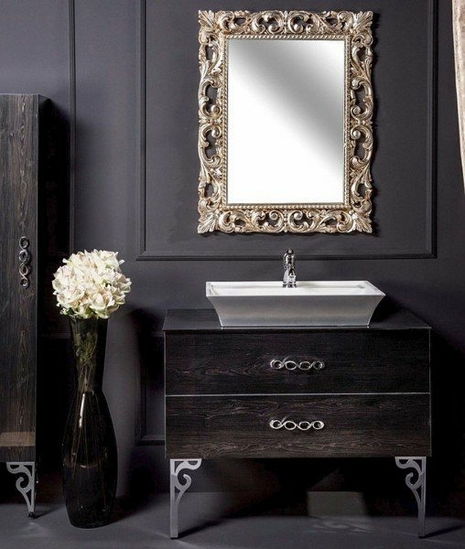 Тумба под раковину Armadi Art NeoArt 80 темное дерево 831-080-BW - 3