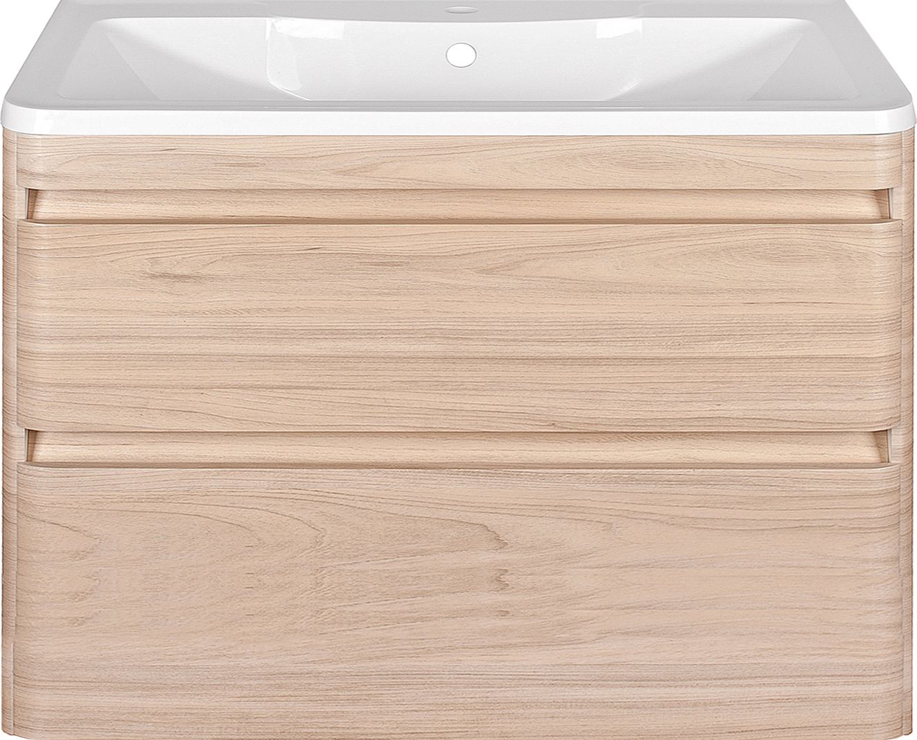 Тумба для комплекта Style Line Атлантика 100 Люкс Plus, подвесная, ясень перламутр ЛС-00000686 - 0