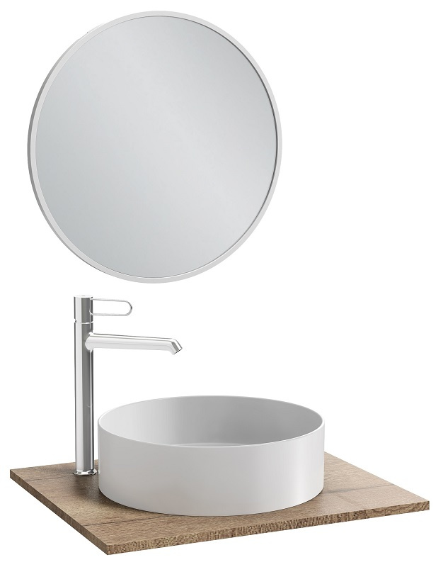 Зеркало Jacob Delafon Odeon Rive Gauche 70 белый сатин EB1177-F30 - 1