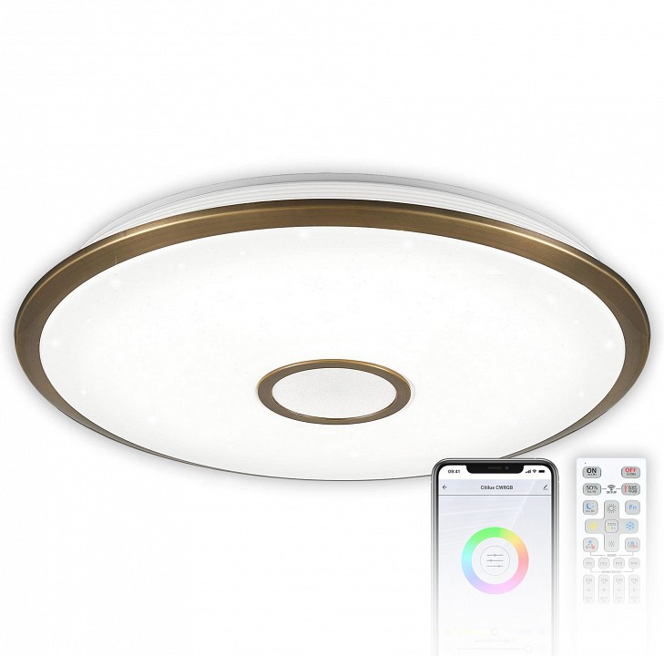 Потолочный светодиодный светильник Citilux Старлайт Смарт CL703A103G - 0