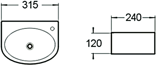 Рукомойник SantiLine SL-2019 - 1