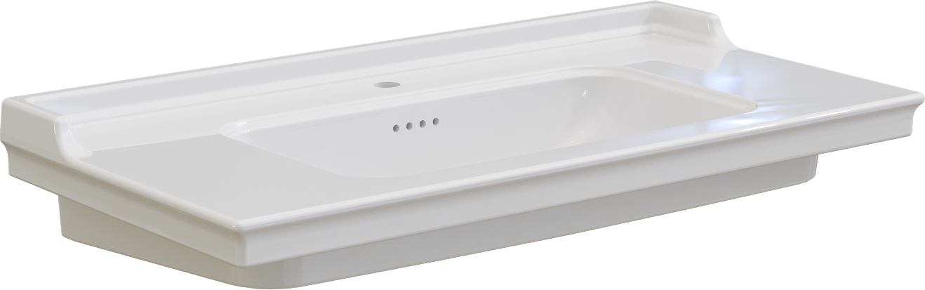 Тумба с раковиной STWORKI Хальмстад 100 белая 505730 - 5