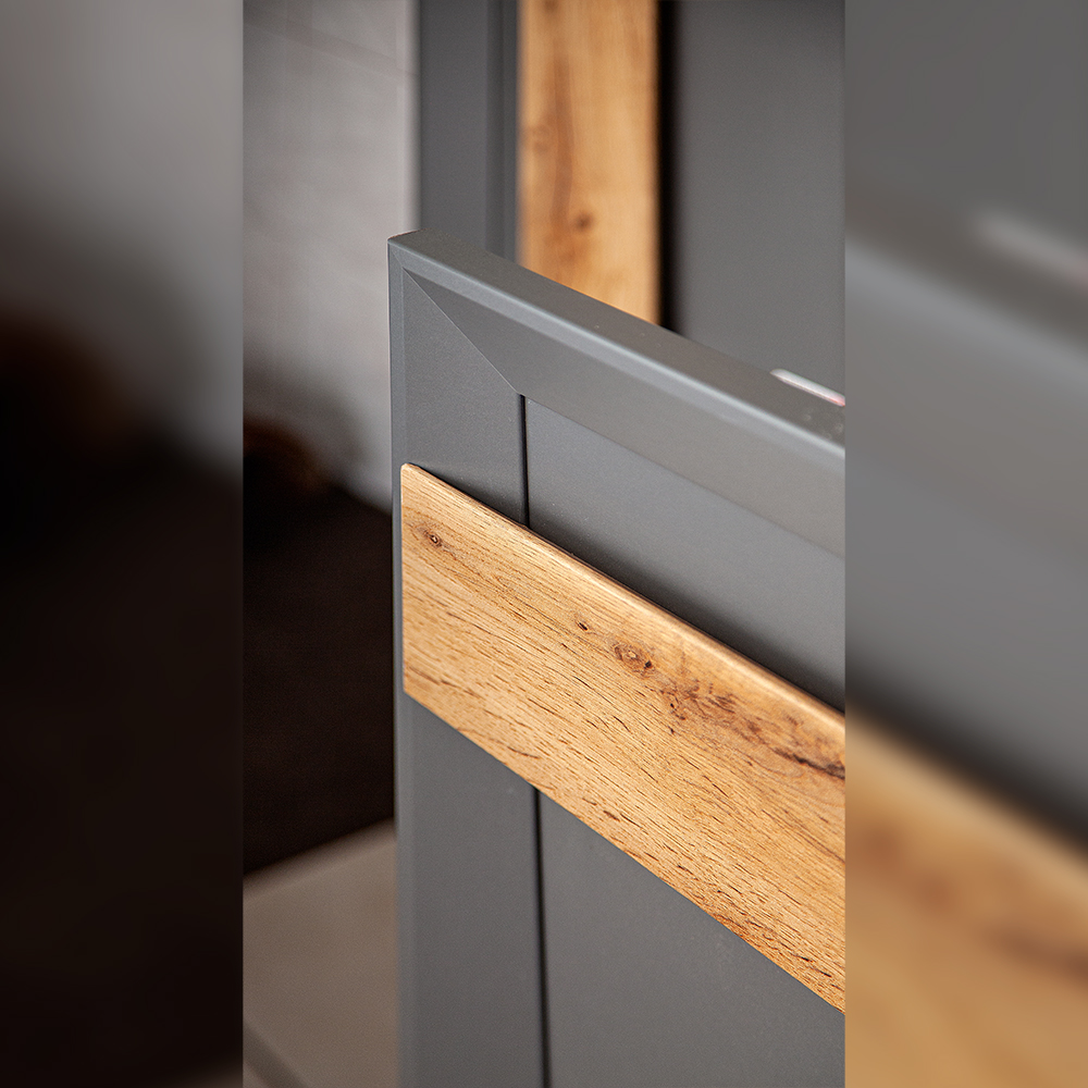 Тумба под раковину Бриклаер Берлин 70 оникс серый  4627125416149 - 3