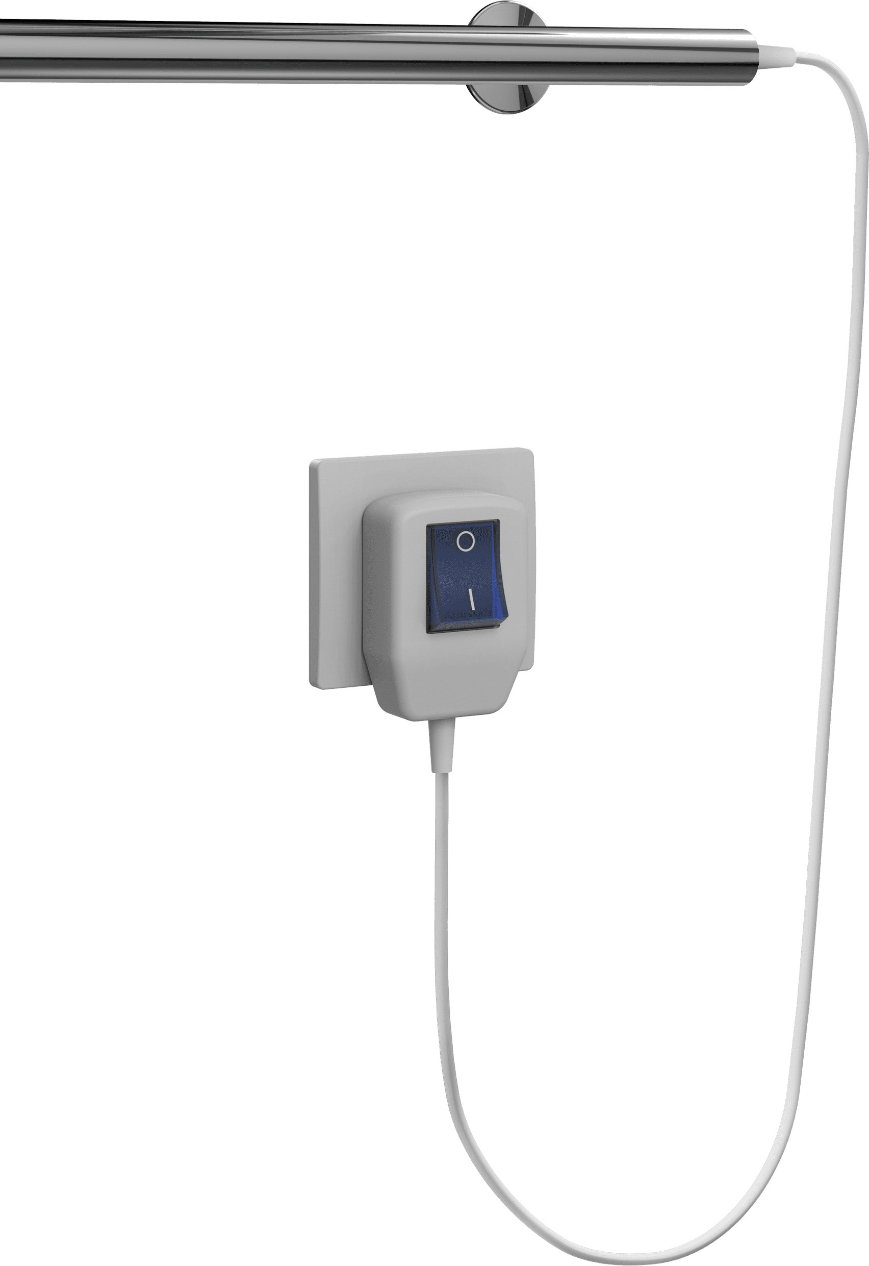 Электрический полотенцесушитель Terminus П-образный 600x200 Хром 4620768883941 - 4