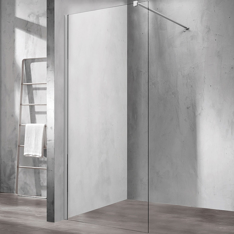 Душевая перегородка Vincea Walk-In 110х200 хром стекло прозрачное VSW-1H110CL - 0