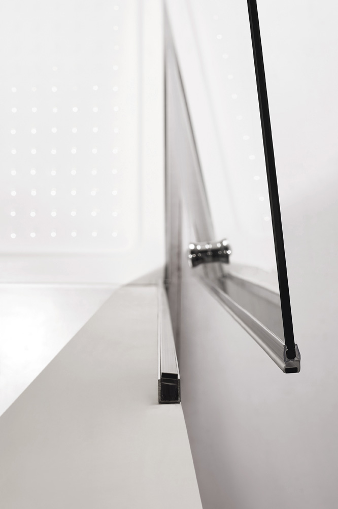 Душевая дверь в нишу Cezares Eco O B-1-65-P-Cr стекло punto ECO-O-B-1-65-P-Cr - 2