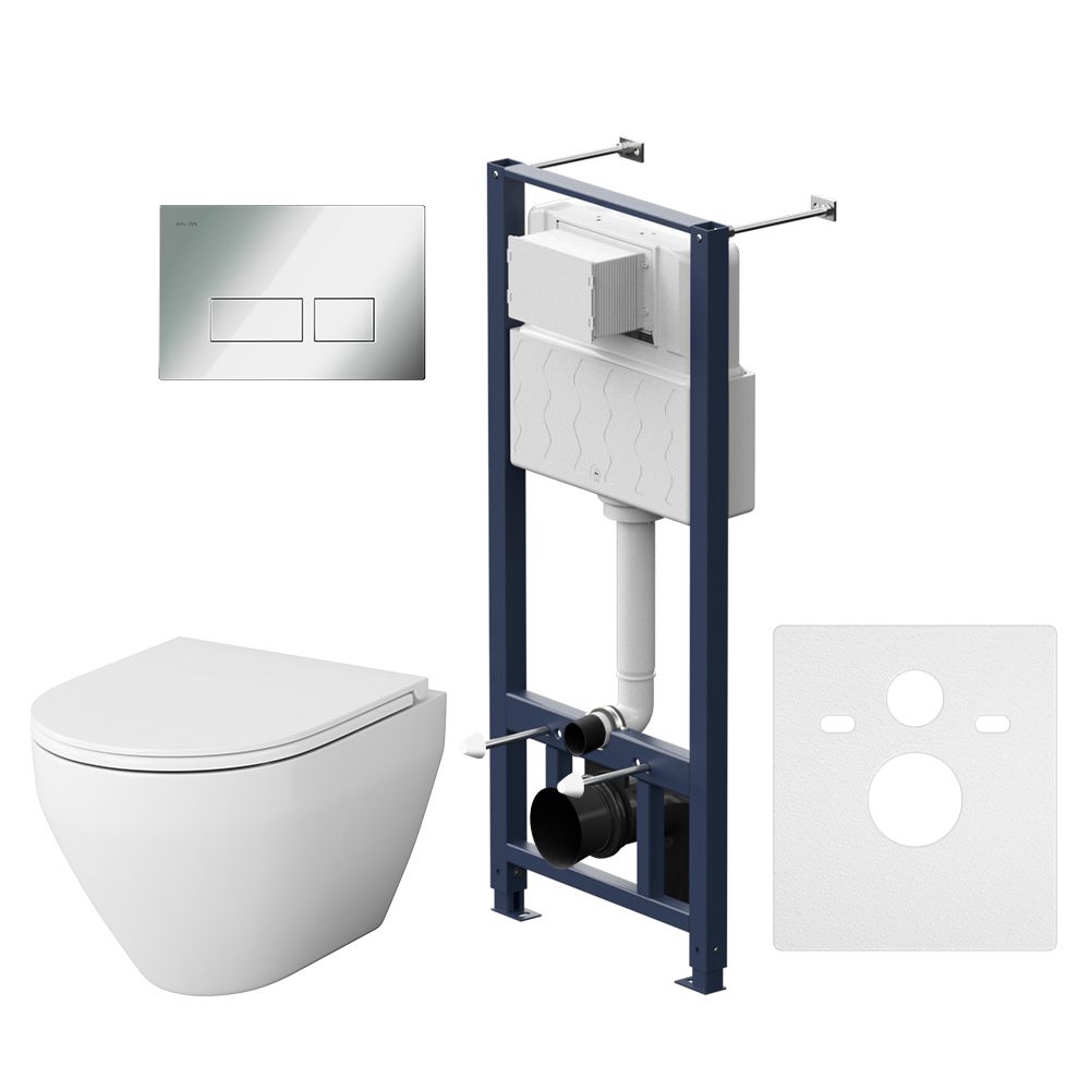 Комплект AM.PM Spirit V2.0 IS47051.701700 с сиденьем микролифт - 0