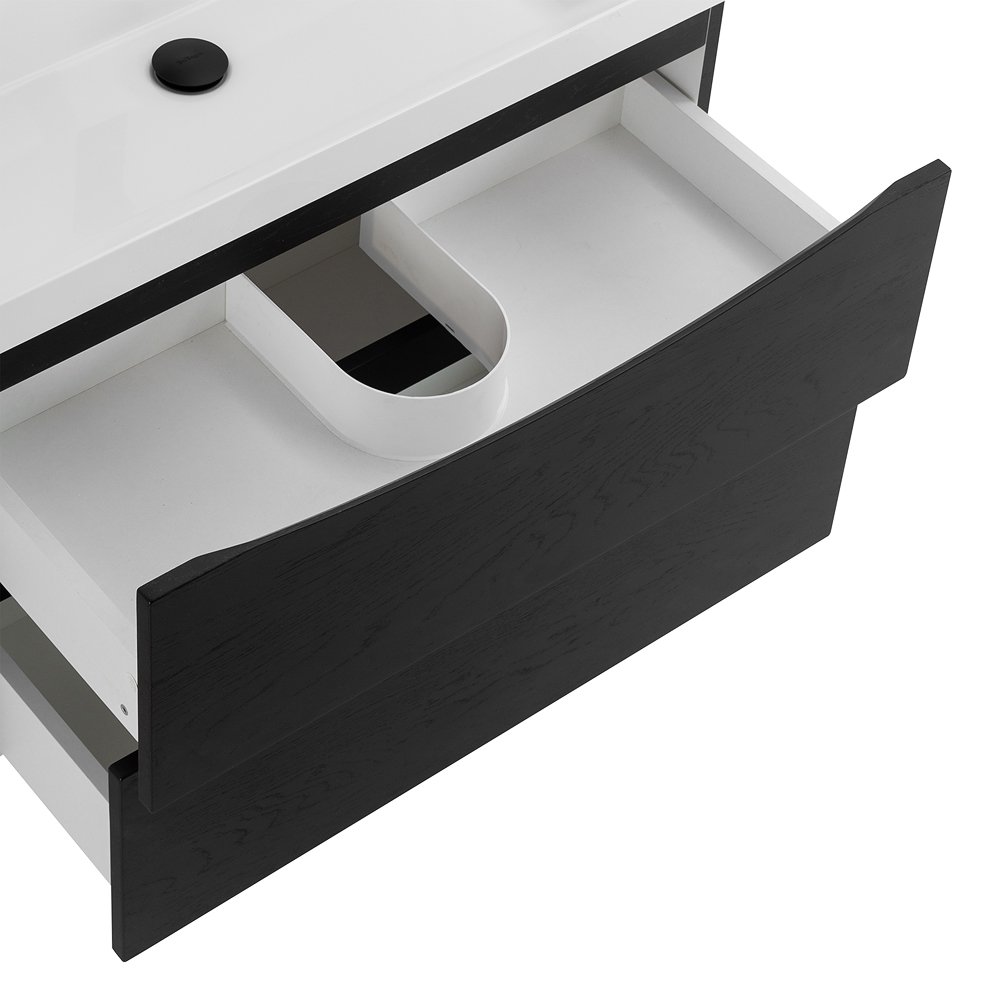 Комплект мебели Belbagno Marino 80 темное дерево - 11