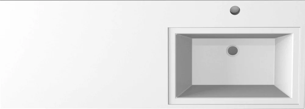 Раковина Stella Polar Мадлен 120 R на стиральную машину белый SP-00000027 - 1