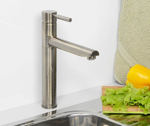 Смеситель Wasserkraft A8137 для кухонной мойки, светлая бронза - 2