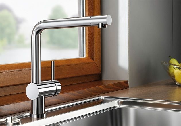Смеситель для кухонной мойки Blanco Linus хром  514025 - 1