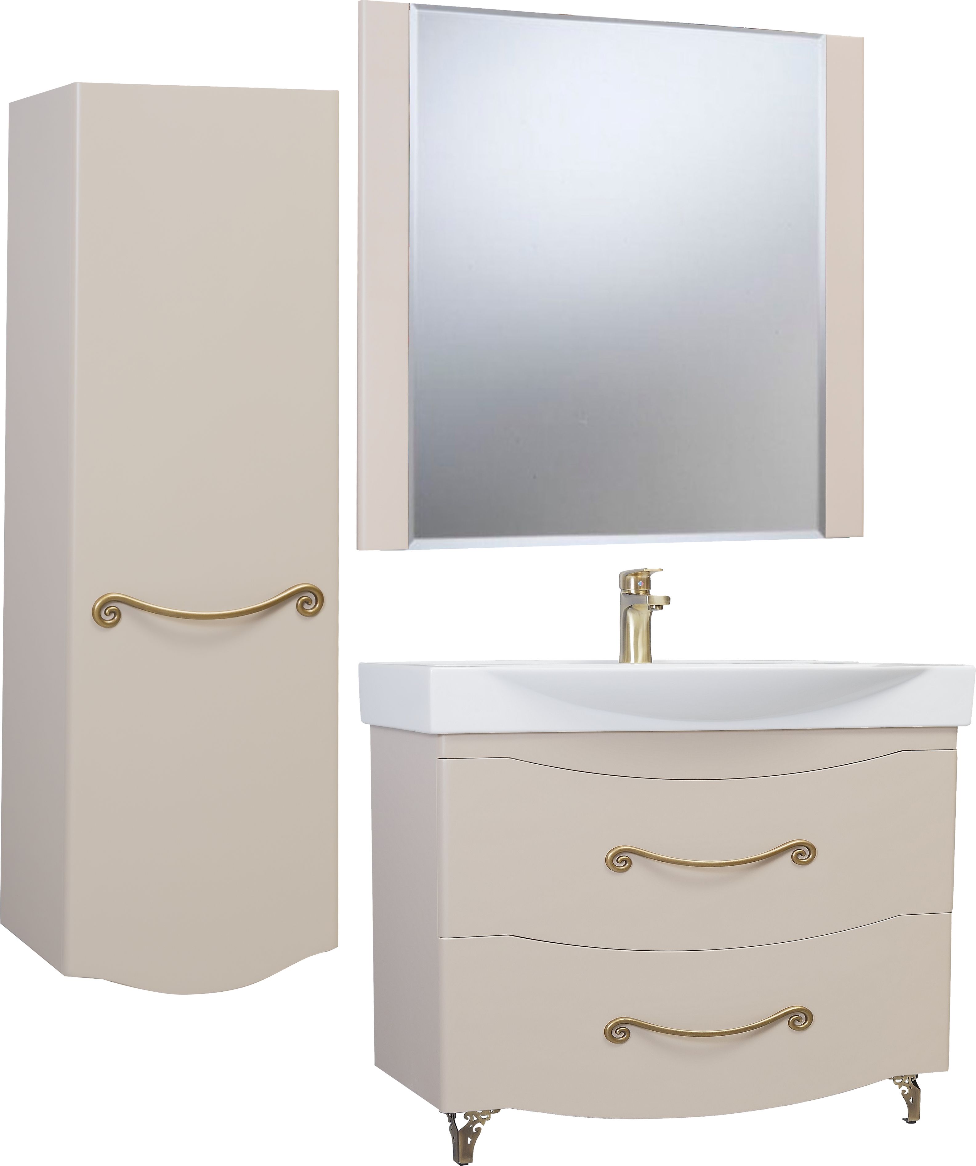 Тумба для комплекта Bellezza Сесилия 105 капучино 4639718110457 - 2