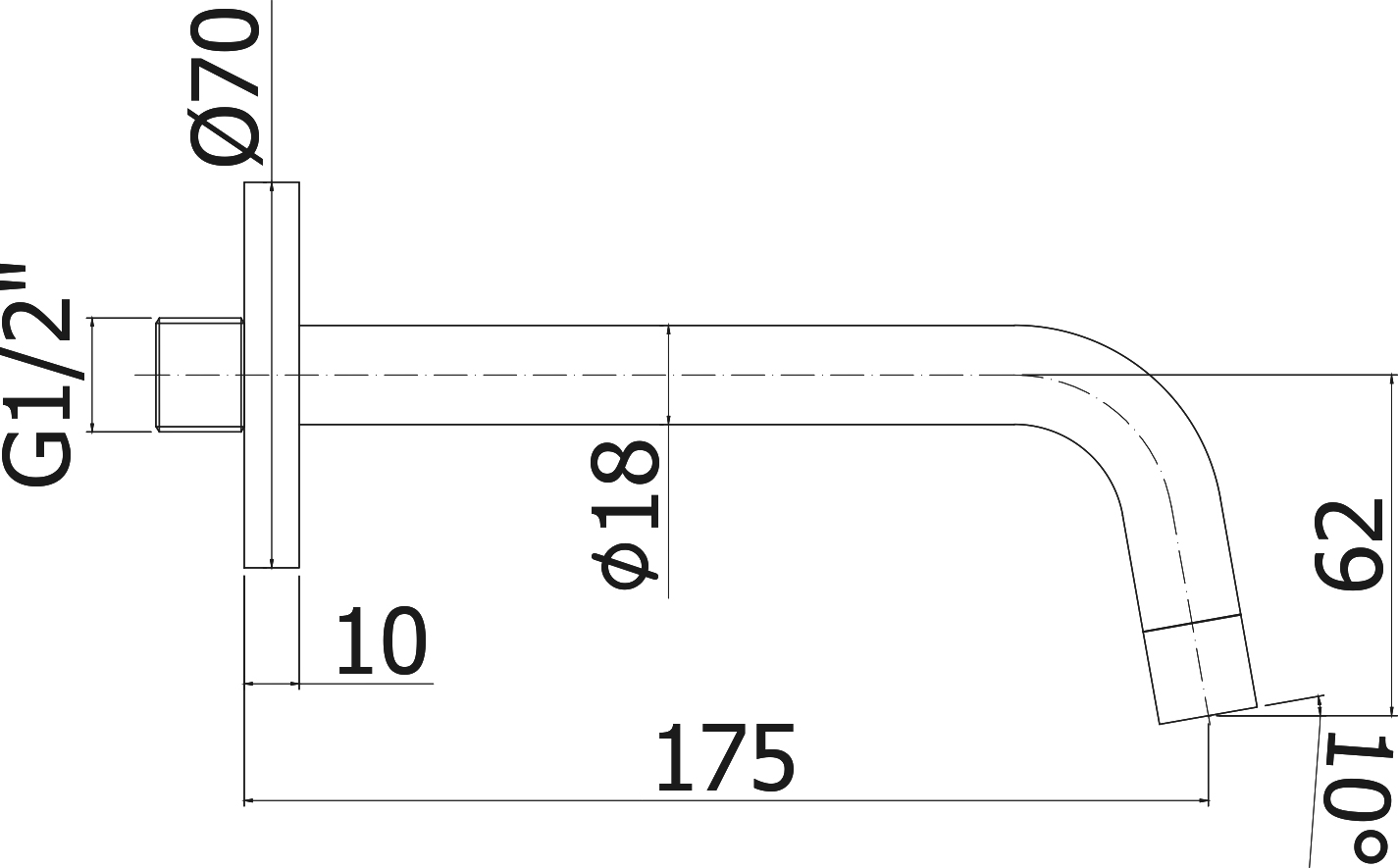 Излив Paffoni Light ZBOC045CR - 1