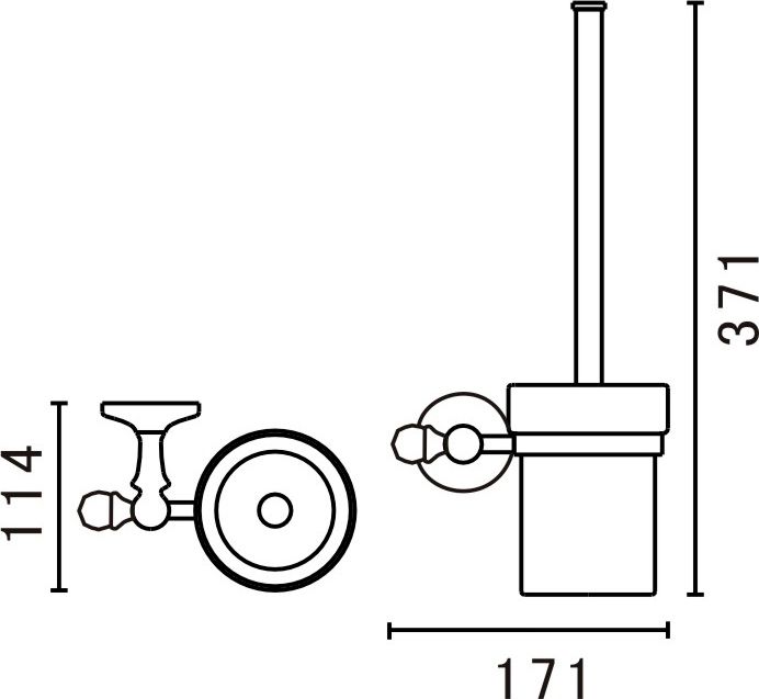 Ершик Art&Max Antic Crystal AM-E-2681SJ-Br - 2